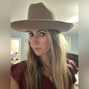 Keyone hat tan size small fedora